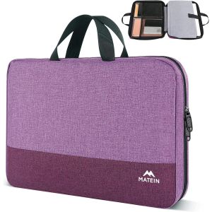 TWK-Housse pour Ordinateur Portable 15,6 Pouces, avec Poign¿¿e, Design R¿¿sistant aux Rayures, Compatible avec Les Sacs pour Ordinateurs Portables HP, Lenovo, Dell, Acer, ASUS, Etc, Violet. - Neuf