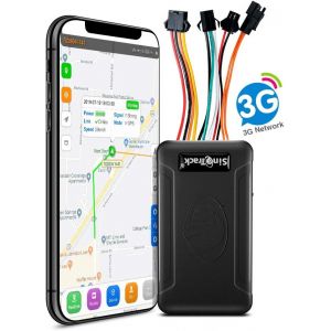 NouvelHorizonstore-SinoTrack Traceur GPS 3G pour v&iquest;&iquest;hicules, localisateur de Voiture ST-906W - Traceur GPS en Temps r&iquest;&iquest;el pour Voiture et Moto avec Bouton SOS et Voix de Micro, Support Logiciel pour iO - Neuf