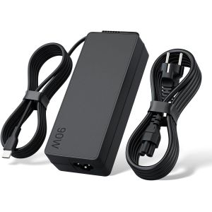 Adaptateur d'alimentation USB C 90w pour MacBook Pro Air 2018, HP, Dell, ASUS, Acer, Huawei Matebook, Xiaomi Air Ordinateur Portable Smartphones 90 Watts Type-C Alimentation - Neuf