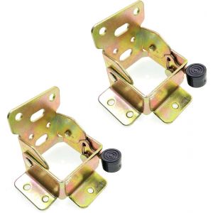 2X Pieds de Table pliants - Charni&egrave;re de Table Pliante - Supports Pliables pour Table - Supports d'angle de Pied de Table Pliables - Charni&egrave;re pour Pieds de Chaise - &Eacute;tabli Pliable - Neuf