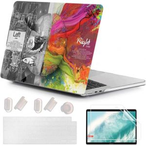 4 En 1 Ultra-Mince Coque Pour Macbook Air 13.6 Pouces M4 M3 M2 2022 2024 2025 Modèle A3240 A3113 A2681, Étui De Rigide Plastique & Protège Clavier Pour Macbook Air 13 M4, Cerveau Créatif 3 - Neuf