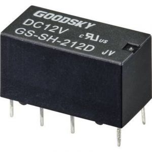 Gs-sh-212d Relais Pour Circuits Imprim&eacute;s 12 V/dc 2 &agrave; 2 Inverseurs (rt) 1 Pc(s) Tube 2347594 - Goodsky - Neuf