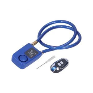 Cadenas d'alarme sans clé à 4 chiffres avec sirène 110 dB, étanchéité IP55, télécommande, acier inoxydable durable, idéal pour les vélos et l'extérieur - Neuf