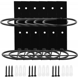 CMWX-Lot de 6 porte-bouteilles muraux en métal pour bar à vin, cave, garde-manger, Y157347YWFN, 15 x 10 cm - Neuf