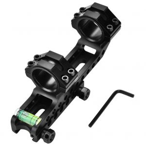 Support De Lunette Avec Niveau &Agrave; Bulle,Anneaux De Carabine Rail Picatinny Pour Le Tir Et La Chasse - Neuf