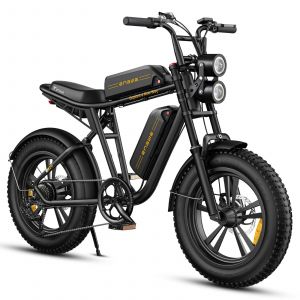 Engwe M20 - Vélo Électrique 20&#34; - Autonomie 120km - Batterie 48v26ah - Tout Suspendu - Shimano 7 Vitesses - Vtt Fat Bike, Noir - Neuf