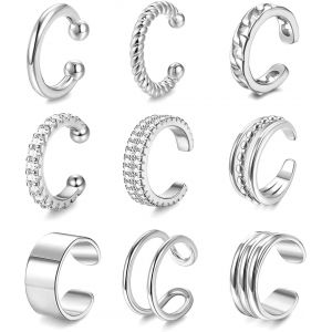 Kal-Boucles D'oreilles Femme,Ear Cuff,Boucles D'oreilles Boucles D'oreilles,Piercing Oreille - Neuf