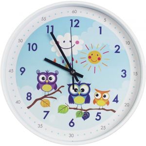 ChenQuanSarl-Horloge Murale Licorne Pour Enfants - Pour Filles Et Garçons - Horloge D'Apprentis Colorée Pour L'École Des Enfants, La Chambre À Coucher, La Salle De Classe - Neuf