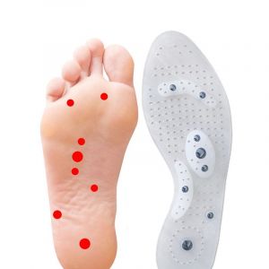 Semelles Magn&eacute;tiques Pour Hommes Et Femmes - Inserts De Chaussures De Massage Par Acupression M - Neuf
