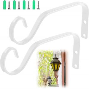 ERYI-2 Pièces Crochets De Suspension Muraux, Crochet Suspension Plante, Supports De Panier À Suspendre, Convient Pour Suspendre Des Plantes, Des Pots De Fleurs, Des Appliques Murales, Etc - Neuf