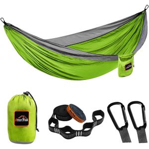 Camping Hammock, Hamac Parachute Double Ou Simple Avec Deux Sangles D'arbre, Hamac Portable L&eacute;ger Pour Le Camping, La Randonn&eacute;e Et Le Sac &Agrave; Dos! - Neuf