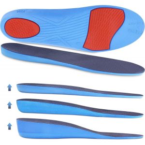 Paire - Pointure Homme 40-45, Rehaussement De 3,6 Cm - Semelles Rehaussantes, Coussinets &Eacute;lastiques Respirants Pour Absorber Les Chocs, Compatibles Avec Les Semelles De Sport Pour Hommes Et Femmes. - Neuf