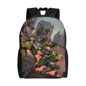Sac d'école Tortues Ninja, sac à dos tendance pour garçons, cartable de voyage, HXN781 - Neuf