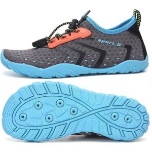 Utigh-Chaussures Aquatiques Enfant Chaussure D'eau Garçon Fille Chaussures De Plage Respirant Chaussures Piscine Chaussures Mer Pour Surf Plongée Nautiques Baignade,Gr 24-36 Eu - Neuf