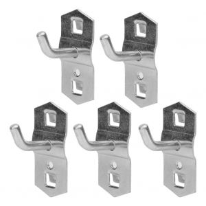 Lot de 5 crochets pour armoire a outils, support de suspension pour cle, 25 x 6 mm - Neuf