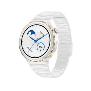 Montre Connect&eacute;e Ronde W39 De 1,32 Pouce Avec Moniteur De Fr&eacute;quence Cardiaque Bluetooth - Neuf