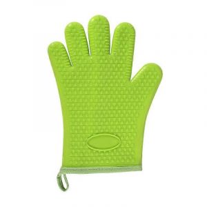 Silicone Gants De Four Thermo-Isolant R&eacute;sistant &Agrave; La Chaleur Poign&eacute;e Anti-D&eacute;rapante - Neuf