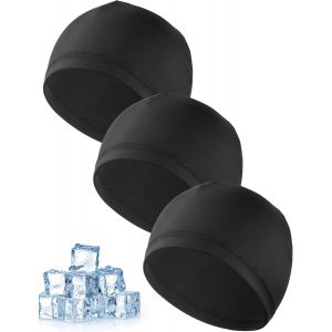 Jexnovashop-3 Pi&egrave;ces Bonnets De Cyclisme Sous Casque, Bonnet De Sport Respirant En Soie Glac&eacute;e &Eacute;t&eacute;, Multifonctionnelle Skull Cap Pour Hommes Et Femmes - Neuf