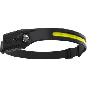 7 Modes Rechargeable Led Headlamp With Motion Sensor 230 Degree Adjustable Ipx4 Waterproof Headlamp With Lights For Camping Running White And Red Light - Neuf
