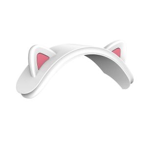 Pour Apple Airpods Max Casque Oreille de chat Silicone Housse de protection Blanc - Neuf