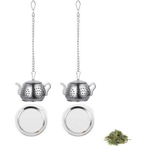 Infuseur &Agrave; Th&eacute; En Acier Inoxydable En Forme De Th&eacute;i&egrave;re - Neuf