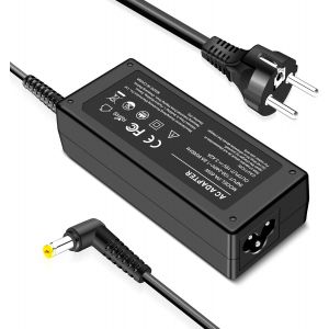 Chargeur 65W pour Acer Aspire 1 3 5 E15 E1 E3 E5 ES1-531 ES1-511 5250 5253 5336 5349 5517 5534 5552 5560 5733 5750 7560 V3 V5 V7 R3 R7 S3 5732Z 5734Z 5750Z - Connecteur 5,5 x 1,7 mm - Neuf