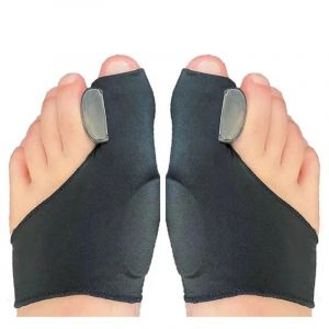 Séparateur D'orteils, Correcteur D'hallux Valgus, 1 Paire, Marteau Rougeresseur, Soulagement De La Douleur, Pédicure Orthopédique, Outils De Soins Des Pieds--1pair-A-Noir - Neuf