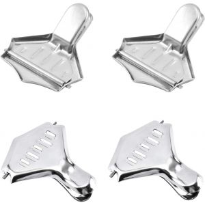 Presse Citron Manuel,4 Pcs Presse Agrumes En Acier Inoxydable Presse Tranche Citron De Cuisine Pour Citron Orange Ou Autres Fruits - Neuf