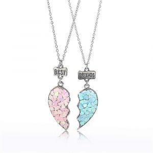 Colliers 2 - Split Heart Best Friends Forever Friendship Gifts - Neuf