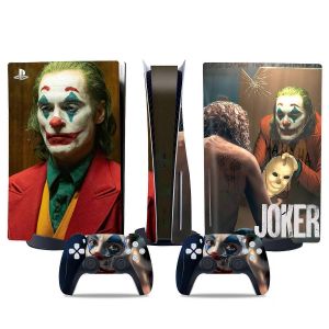 Autocollant De Version De Lecteur Optique Ps5, Peau Ps5 Cool, Poign&eacute;e De Contr&ocirc;leur, Pour Console Et Contr&ocirc;leur Ps5, Dessin Anim&eacute; Dc, Joker7 - Neuf