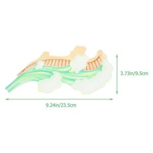 Aire De Jeux En Bois Pour Petits Animaux - Repos Pour Hamsters Et Perroquets, Durable, Facile À Nettoyer, Peu Encombrante, Idéale Pour Hamsters Et Chinchillas - Neuf