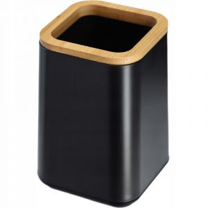 KADAX Tasse &agrave; Brosse &agrave; Dents R&eacute;cipient de Salle de Bain Noir - Neuf