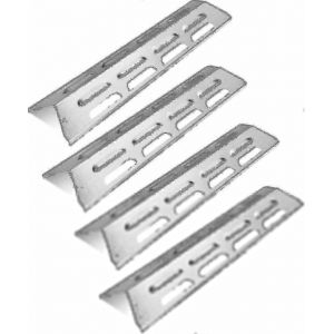 Plaque chauffante/bouclier en acier inoxydable pour barbecue compatible avec pour Campingaz,pour le jardin d'Alice,pour Charbroil,pour cclife et pour les barbecues à gaz Landmann - Neuf