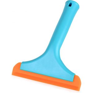 Petite Raclette En Silicone Raclette De Douche De Fen&ecirc;tre,Raclette Automatique &Agrave; Lame D'eau Pour Porte En Verre De Douche,Pare-Brise De Voiture, Fen&ecirc;tre, Miroir, Salle De Bain-Bleu - Neuf