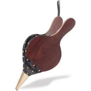 Ulteronixshop-Soufflet &agrave; Ongles Dor&eacute;s Souffleur &agrave; Air en Bois Soufflet Plastique Chemin&eacute;e Barbecue Barbecue Ext&eacute;rieur 43 x 19 cm - Neuf