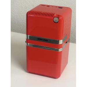 Radio Cubo TS525AS de la marque Brionvega, finition Orange - Neuf