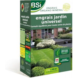 Kalanka-- Engrais - Végétaux Multiples - Universel - Bio - Organo-Minéral - Pour Gazon - Potager - Fleurs Et Autres - Action Longue Durée - 1kg + 250g Gratuit - Jusqu'à 40 M² - Uab - Neuf