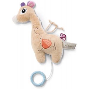 TDRFL-Peluche Musicale 2D Sasuma La Girafe 20 Cm D&egrave;s La Naissance-Gar&ccedil;ons Et Filles-Jouet Musical B&eacute;b&eacute;s-Aide Au Sommeil Pour Jeunes Enfants-Id&eacute;al Lit,Poussette,Berceau-Berceuse Mozart - Neuf