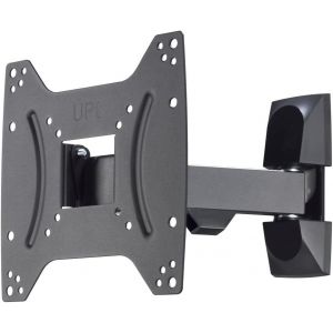 Support Mural Tv Fullmotion Pour Tv Écran Plat Entre 48 Cm Et 122 Cm (19"" À 48""), Pivotant Et Inc Ble, Jusqu'À 20 Kg De Charge Supportée, Vesa 200X200, 1 Bras, Noir - Neuf