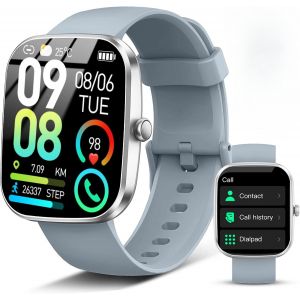KALANKA-Montre connect&eacute;e pour Homme, 1,91"" HD avec r&eacute;ponse/appels, Montre Intelligente avec Sommeil/podom&egrave;tre, Moniteur de fr&eacute;quence Cardiaque, &eacute;tanche IP68 pour iOS Android - Neuf