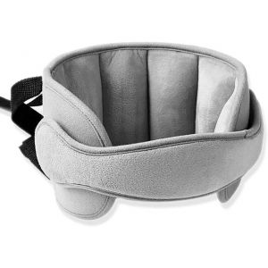 Bébé Appuie-Tête, L'enfant Appuie-Tête, Siège De Voiture Appui-Tête Réglable, Coussin De Sécurité, Pour Bien Dormir Dans La Voiture (Gris) - Neuf