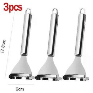 Éplucheur De Maïs En Acier Inoxydable Grattoir Dentelé Épi De Maïs Outil Épi Rasoir Raboteuse Batteuse Coupe-Légumes De Cuisine Gadgets - Neuf