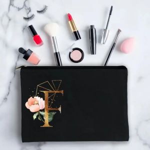 Sac De Voyage Floral Personnalis&eacute; Avec Nom Personnel Pour Femmes, Trousse De Maquillage Cosm&eacute;tique, Sacs De Voyage En Poudre, Mallette De Rangement De Lavage Pour Filles, Trousse D.F. - Neuf