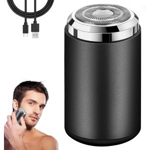 Kalanka-Mini Rasoir Electriques Hommes, Ipx7 Easy Trim Rasoir, Rasoir Intime Homme, Portable Tondeuse A Barbe, Usb Rechargeable Shaver, Rasoir Lavable Sur Peau Humide Et Sèche (A) - Neuf