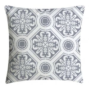 Hjlian Housse De Coussin Carree 45 X 45 Cm, Gris Argente (34#) - Neuf