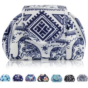 Maquillage Voyage &agrave; Cordonde Toilette Femme & Fille Pliable &eacute;tanche avec Poche zipp&eacute;eOrganisation One&iquest;Step pour cosm&eacute;tiques 57 cm (Purple) - Neuf