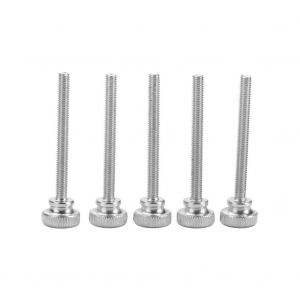 Lot de 100 vis moletees a tete haute a double poignee reglable M4 x 40 - Neuf