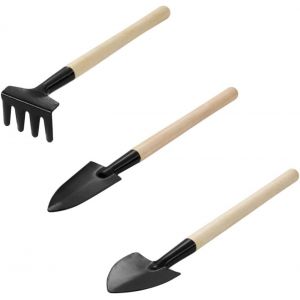 ChenQuanSarl-Kit De Jardinage De 3 Pièces Avec Râteau Et Pelle Pour Plantes Succulentes Et Plantes Grasses - Neuf