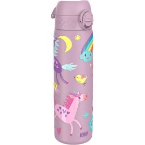 Jgd-Gourde Isotherme Inox, 500ml, Anti-Fuite, Facile &Agrave; Ouvrir, Verrouillage S&eacute;curis&eacute;, Lavable Au Lave-Vaisselle, Poign&eacute;e De Transport, Facile &Agrave; Nettoyer, Acier Inoxydable, Licorne - Neuf