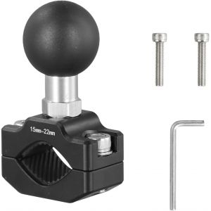 MEVRONISSHOP-Base de Montage Sph&eacute;rique de 1""/25,4 mm, Adaptateur de T&ecirc;te Sph&eacute;rique de Guidon, Support &agrave; Rotule de 1 Pouce pour Guidon, Boule de Montage RAM en Alliage d'aluminium, Adaptateur de Monta - Neuf